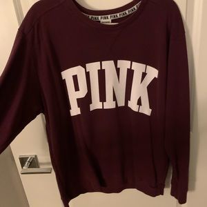Victoria’s Secret PINK Maroon Crewneck